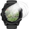 GIOPUEY Pellicola Protettiva per Garmin Tactix 8 AMOLED 51mm, [4 Pezzi] Vetro temperato Schermo Protezione Pellicola [Copertura Completa] [Anti-graffio] - Trasparente