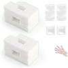 TGHongKy 2 x Tampone per Inchiostro di Scarto per Epson T6716 T6715 ET-8700 WF-4720 WF-4730 WF-4734 WF-4740 EC-4020 EC-4030 EC-4040 WF-C5790 WF-C5710 Spugna Assorbente Change