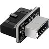 GRAUGEAR | Adattatore USB 3.0 | interno (19-pin) header | a USB 3.1 tipo-E (20-pin) Key-A socket | G-AD-19TE-180