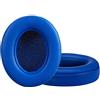 AURTEC - Cuscinetti auricolari di ricambio per Beats Studio 2.0 Wireless e Wired, con memory form e proteina in pelle, 1 paio (blu)