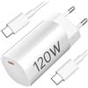 iMangoo 120W per Turbo Caricabatterie Rapido USB C per Redmi Note 14 13 12 Pro+ Mi 14T Pro,Type C Caricabatterie rapido Adattatore Charge-Turbo con 6A Cavo USB C 1M per Xiaomi 15 14 13 Ultra POCO X7 X6 F6 Pro