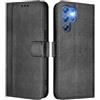 FANFO Custodia per Oukitel C1 / C1 Pro, Antiurto e Antigraffio, Cover Portafoglio in Pelle PU di Alta Qualità con Funzione Stand.- Black