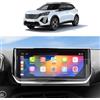 SKTU [2 pellicole protettive per display compatibili con Peugeot 208 e-208/2008 e-2008 2023 2024 GPS Navigation PET pellicola protettiva per display 10 pollici