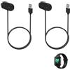 Qneneam 2 Pezzi Caricatore Compatibile con Amazfit GTR 4, GTR 3, GTR 3 Pro, GTS 3, GTS 4, T-Rex 2, Cavo di Ricarica USB A, 60 cm, Accessori per Orologio Intelligente, Caricabatterie per Orologio Intelligente