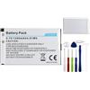 E-yiiviil Batteria di ricambio CAT B25 compatibile con Caterpillar CAT B25 Mobile Phone Smartphone con strumenti