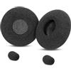 YunYiYi Cuscinetti auricolari di ricambio compatibili con Jabra Biz 2300 USB Duo/Biz 2300 QD/Biz 2300 USB MS Headset Cuscinetti auricolari di ricambio in schiuma accessori - nero (non adatto a Biz 2400/1500)