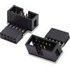 NFHK 1 set Down & Up angolato USB 2.0 10Pin 9Pin Header maschio a femmina adattatore di estensione 90 gradi per scheda madre