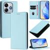 XINYEXIN Cover per Xiaomi Redmi Note 14 4G (European 164), Custodia Portafoglio in Pelle Cover Folio a Libro con Slot per Porta Carte Supporto Magnetica Flip Case - Cielo Blu