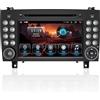 CAWELL Autoradio Android per Mercedes Benz SLK-R171 W171 2004-2012 (SLK200/280/300/350/55) Bluetooth Wireless Carplay 7 pollici WiFi/GPS/RDS/DVD
