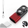 Ermorgen 1 adattatore di ricarica tipo C compatibile con LEDLENSER MH7 MH8 MH11 iH11R ML4 compatibile con caricabatterie magnetico - rosso