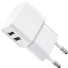 Wicked Chili Caricatore USB Doppio Compatibile con Sonos Roam, Adatto per 2 Roam o Caricatore Wireless 2X, sostituisce l'adattatore di Alimentazione da 10W per Cavo USB-A a USB-C (2,4 A, 12W) Bianco