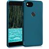 kwmobile Custodia Compatibile con Google Pixel 2 Cover - Back Case per Smartphone in Silicone TPU - Protezione Gommata - petrolio matt