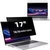 KiimLaa Filtro Privacy per Schermo Laptop 17 pollici 16:10, Protezione Schermo Antiriflesso Anti -Luce Blu per HP/Samsung/Dell/Acer/Lenovo/Ruzava/ASUS, Pellicola Protettiva Rimovibile - 17