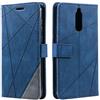 SONWO Cover per Huawei Mate 10 Lite/Huawei Nova 2I, Flip Caso in PU Pelle Case Cover Portafoglio Custodia per Huawei Mate 10 Lite/Huawei Nova 2I, [Kickstand] [Slot per Schede], Blu