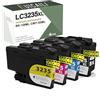 RUICAILI Cartucce d'inchiostro LC3235XL LC3235 LC3235 XL con inchiostro pigmentato compatibile con stampanti Brother DPC-J1100DW MFC-J1300DW, confezione da 4 (nero/ciano/magenta/giallo)