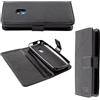 caseroxx Bookstyle-Case per Nokia 125/150 (2020), nero | Custodia a libro apribile con scomparti interni e protezione completa per l'uso quotidiano, in finta pelle