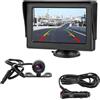 Jansite Telecamera di retromarcia per auto con monitor LCD da 4.3 '' Telecamera di retromarcia IP68 Impermeabile Kit di visione notturna Sistema di Assistenza Parcheggio