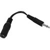 TOPCHARGEUR TOP CHARGEUR * Adattatore Punta Cavo 20cm Cavo Spina Alimentazione Asta Connettore: 5.5mm 2.1mm Femmina a Jack 3.5mm Mono