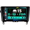BXLIYER SXAUTO ¦ 8G+256G ¦ Android 15 IPS Autoradio Per Nissan XTrail Qashqai j11 Rouge (2014-2018) - Senza fili Carplay & Android Auto - LED Camera + MIC - DAB Fast-boot Volante 360-CAM -2 Din 10.1 Pollici