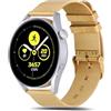 FiiMoo Acciaio Inossidabile in Metallo Cinturino per Garmin Venu Sq 2/Venu 2 Plus/Garmin Vivoactive 5/Forerunner 245, 20mm Ricambio Cinturino, Metallo Cinturino per Garmin Forerunner 165-Oro Rosa