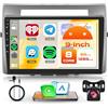 Rimoody 6G+128G 8 Core Android Autoradio per Toyota Corolla Verso 2004-2009 9 Stereo Auto Polo con Carplay Android Auto Senza Fili Mirror Link Bluetooth FM/RDS/EQ/DSP WiFi GPS SWC Telecamera Posteriore