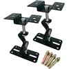 Howonder SPS-506D supporti per diffusori da soffitto, staffa di montaggio a soffitto per diffusori compatibile con diffusori di grandi dimensioni. Reggono fino a 100 libbre, (2 confezioni nere)