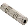 REY Adattatore prolunga jack doppio femmina metallico audio 3,5 mm stereo