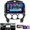 Ohradio 4+128G Android 15 Autoradio per Mazda2 2007-2014 con Wireless Carplay Android Auto, 9 Pollic Incell Schermo Tattile Supporto BT/GPS/WiFi/FM/RDS+Retrocamera+MIC