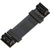 LINKUP - Flexible SLI Bridge GPU Cable Extreme High-Speed Technology Premium Shielding 85 ohm Design for NVIDIA GPUs Graphic Cards┃NOT compatible with AMD or RTX 2000/3000 GPU - [4 cm]