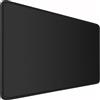 Ningchuya Grande tappetino per mouse da gioco con bordi cuciti, tappetino antiscivolo da scrivania, tappetino per tastiera del computer per MacBook PC (70 x 30 cm, nero EU10)