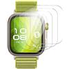 GIOPUEY Pellicola Protettiva per Huawei Watch Fit 4 PRO, [4 Pezzi] Vetro temperato Schermo Protezione Pellicola [Copertura Completa] [Anti-graffio] - Trasparente