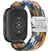 RoYiio Cinturino Nylon per Amazfit Balance 2 /Bip 6 /Bip 5 /Cheetah Round/Cheetah Pro Cinturini 22mm Comodo Traspirante Ricambio Cinturino per Amazfit GTR 4 /GTR 3 Pro - Denim Colorato
