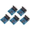 Fasizi 5 connettori Max3232 RS232 porta seriale a TTL modulo convertitore DB9