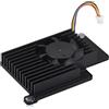 Waveshare Active Cooler Compatible with Raspberry Pi 5, Active Cooling Fan, Aluminium Heatsink, With Thermal Pads