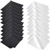 AOOTUERL Panni Microfibra Occhiali, 20pcs Microfibra Panno di Pulizia, per Obiettivi, Occhiali, Lenti, Telefoni, Schermi e Tablet (15x18 cm)