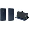 caseroxx Bookstyle-Case per Brondi Amico Vero 4G, azzurro | Custodia a libro apribile con scomparti interni e protezione completa per l'uso quotidiano, in finta pelle