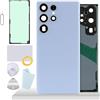 YHX-OU 6.8'' Cielo Azzurro Copribatteria per Samsung Galaxy S23 Ultra 5G SM-S918B SM-S918U Copri Batteria Sostituzione Posteriore Ricambio Posteriore Back Cover + Strumento di Installazione