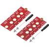 PATIKIL Scheda Adattatore Estensione M2 NVME SSD Trasferimento 2230 2242 2260 2280, 2Pz Adattatore Estensione M.2 Cambia in Dimensione Lunga con Cacciaviti, Rosso