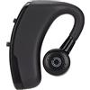 ciciglow Auricolare Bluetooth a Orecchio Singolo, Auricolare Wireless con Gancio per L'orecchio, Tecnologia di Riduzione Intelligente del Rumore CVC 6.0, Design Dell'auricolare Regolabile a