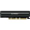 GLOTRENDS PA16 22110/2280 Adattatore M.2 NVMe a PCIe 4.0 X4 con dissipatore in alluminio a copertura totale, installazione su PC/1U Server