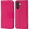 Verco Custodia a libro per Samsung Galaxy A34 5G, per Samsung A34 5G, colore: Rosa