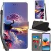 PHINIENLAND Cover per Xiaomi Redmi Note 10 Pro Case PU Pelle Custodia [Kickstand] [Chiusura magnetica] [Slot per Schede], Portafoglio Flip Custodia per Redmi Note 10 Pro Max,Montagna