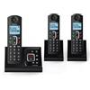 Alcatel Telefono Fisso Senza Fili con Risponditore Trio, F685, Nero