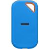 Kwmobile Custodia Silicone Compatibile con Sandisk E81 SSD (Non per E61) - Cover Portatile - Protezione Disco Rigido Esterno - Blu