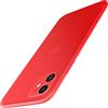 JETech Cover Ultra Sottile Compatibile con iPhone 11 6,1 Pollici, Copriobiettivo Fotocamera Protezione Completa, Custodia Difficile e in PP con Finitura Opaca e Leggera (Rosso)