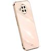 RankOne La Custodia del Telefono è Adatta per Xiaomi MI 10T Lite 5G (6.67 Inches), Case per Cellulare in Silicone con Telaio Galvanico - Rosa