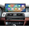 Ninetom Autoradio 12,3'', Apple CarPlay/Android Auto/Mirrorlink/GPS per BMW Serie 5 F10/F11 2010-2012 con touchscreen CIC, navigazione GPS per auto, DSP integrato