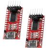 RUIZHI Adattatori Seriali USB-C a TTL per FT232RL Modulo RUIZHI 2 Pezzi Modulo convertitore seriale da USB a TTL con chip FT232RL Supporto 3,3V/5V Interfaccia di tipo C Compatibile con Arduino e Raspberry Pi