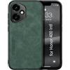 Kepuch Silklike Cover per Honor 400 (Intl) - Custodia Case Piastra Metallica Incorporata - Verde