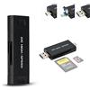 JJC Lettore di schede SD in metallo, USB 3.1 Micro USB 2.0 tipo C 3.1, facile lettore di schede USB OTG, adattatore per UHS-II, UHS-I, SD, SDHC, SDXC, Micro SD, Micro SDHC, Micro SDXC, schede di